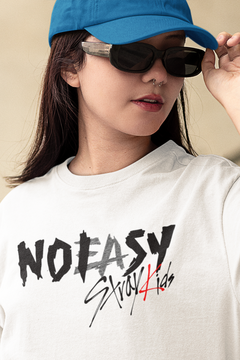 Camiseta Stray Kids No Easy - Grupo Kpop