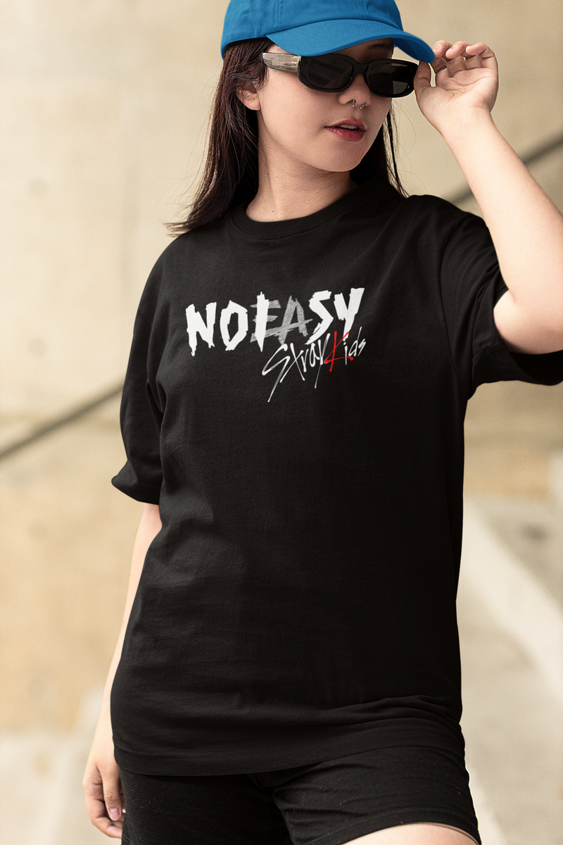 Camiseta Stray Kids No Easy - Grupo Kpop